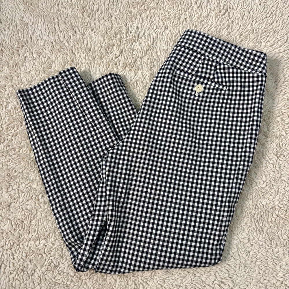 Talbots Chatham Gingham Pant size 8p